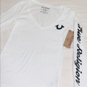 True Religion long sleeve V